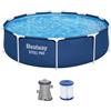 BESTWAY - Piscina Fuori Terra Steel Pro® Frame - altezza 76 cm diametro 305 cm