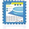 BESTWAY - Tappeto sotto piscina componibile e protettivo da 50x50 cm - set 9 pezzi
