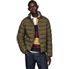 Tommy Hilfiger Uomo Giacca Trapuntata Mid Weight Stand Collar Jacket senza Cappuccio, Multicolore (Army Green), M