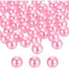 QUARKZMAN 340pz 12mm Perle Rosa Perle di Vetro ABS Finto Perle Riempitivo Vasi 300g Decorazione per Artigianato Centrotavola Creazione Gioielli Decorazione Acquario