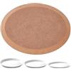 BENECREAT Stampo per Ceramica Strumenti, Forma Piatto di Ceramica, Pressa Manuale, 20x14.7x1.5cm