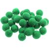 Zasy 20mm ago Feltro di Lana Pom Pom Ghirlanda Fai da Te Decorazioni per la casa Gioielli di Moda Perline Palline di Feltro (Verde)