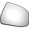 MIRROVIA Vetro Specchio Retrovisore Laterale Destro Sostituzione con Piastra di Supporto Asferico Riscaldato Bianco per Ford Focus 2008-2018. Sostituzione Auto