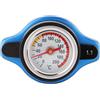 Ausi Tappo del radiatore del serbatoio dell'acqua, tappo termostatico per auto con testa piccola, pressione nominale con indicatore della temperatura dell'acqua - 1,1 bar