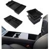 MMOBIEL Organizzatore Consolle Centrale per Tesla Model Y/YL Juniper 2025-2026 & Model 3 2023-2025 Accessori Set 3 Pz. Accessori Interno Auto in ABS & Silicone - Antiscivolo, Facile da Pulire