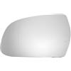 Motoforti Specchio Sinistro in Vetro Di Ricambio Per BMW 3 Serie 15-20 1pc | Per Audi A4 09-15, Per Audi A5 11-17, 8K0857535F, Asferico Riscaldato, Bianco, Plastica/Vetro, 19.7Cm, Non Oscuramento