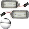 VIGORFLYRUN PARTS LTD 2pcs Luci Targa a LED Luce Lampada Posteriore 18LED SMD 6000k Xeno Bianco Canbus Error Free per F-ORD Kuga Fiesta F-ocus M-ondeo/for XF XJ