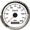 KUS USA KUS Contachilometri GPS Contatore di Velocità Impermeabile 0-200KM/H Per Auto Moto Camion 85mm (bianco)