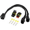 YINETTECH Kit cablaggio connettore laterale uscita splitter a Y 12 V per moto compatibile con Honda CRF 250 L/Rally BJ 2017-2021