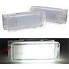 VIGORFLYRUN PARTS LTD 2 luci LED per bagagliaio, illuminazione interna, illuminazione della porta Canbus senza errori bianco 6000 K LED per P-eugeot 1007 206 207 306 307 3008 406 407 5008