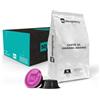 NERORISTRETTO Caffè al Ginseng Amaro Solubile, Senza Saccarosio 50 capsule (5 confezioni da 10) Compatibili con macchine ad uso domestico Lavazza®* A Modo Mio®*, Dosaggio Consigliato 40 ml