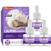 ELEMPURE Ricarica Diffusore di Feromoni Calmanti per Animali Domestici - 3 Flaconi da 48 ml - Favorisce Calma e Benessere in Cani e Gatti - Uso Domestico