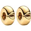Doyafer Golden Lip Posizionamento Fibbia 925 Sterling Silver Fit Donna Collana Bracciale Compleanno Gioielli Regalo Per Amici Famiglia 2 Per Pacchetto