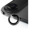 JETech Pellicola Fotocamera per iPhone Air, 9H Vetro Temperato Cover Anello Individuale in Metallo, Vassoio di Installazione Facile, HD Chiaro, 1 Set (Nero)