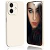 DESSEN Cover per Oppo A40 4G / A40m / Oppo A60 5G - Silicone Custodia Antiurto Protezione Fotocamera Case Sottile e Morbida TPU Bumper Antishock Anti-Impronte, Bianco