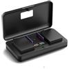 LIFEMOI DMW-BLG10/BL E9E(1800mA) - Set caricabatterie multifunzione per fotocamera (incluse due batterie) compatibile con Panasonic Lumix GF5 GF6 GX7 GX9 GX80 DMC-LX100 G100 ZS70 ZS80 ZS110 Leica Cameras