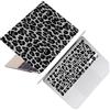 HLAAJJX Custodia Rigida per MacBook Air 13 Pollici 2021 2020 2019 2018 (M1 A2337 A2179 A1932),Case Copertina Protettiva Plastica & Copritastiera Cover per Mac Air 13.3,Stampa Leopardata