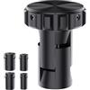 DDJ AirTag - Supporto per bicicletta nascosto nella forcella, impermeabile, antifurto, per tubi del telaio della bicicletta (adatto a 21-30 mm/0,82-1,18 pollici), con strumenti, ABS e acciaio resistente