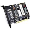 ADWITS Adattatore Quad NVMe SSD a PCIe 5.0/4.0/3.0 X16, scheda di espansione SSD a 4 dischi, supporta boot/RAID