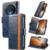 MOJIA Cover per Honor Magic8 Pro/Magic 8 Pro, PU Custodia Antiurto Resistente ai Graffi, Custodia Flip Portafoglio per Telefono con Supporto e Slot per Schede. Blu