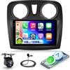 VECHTEL 4G&128G 9 Autoradio per Renault Dacia Logan 2 Sandero B52 2012-2019 con Carplay Android Auto Wireless Android 15,Bluetooth RDS/FM Radio,Wi-Fi GPS Navi,Telecamera posteriore AHD
