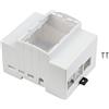 Waveshare Custodia per Raspberry Pi 4, Custodia per Guida DIN con Ampio Spazio Interno, Consente di Ospitare un Componente Aggiuntivo Aggiuntivo Come PoE HAT (D), RS485 CAN HAT ecc.