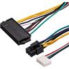 iHaospace 24 Pin to 6 Pin ATX Power Adapter Cable for HP Z220 Z230 Z240 SFF MT TWR Workstation ProDesk 600 G1/G2 SFF EliteDesk 800 G1/G2 Compaq 6200 6300 8200