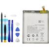 Vvuilsty EB-BS928ABY Batteria di ricambio per S24 Ultra SM-S918B SM-S918U SM-S918W, batteria ricaricabile a 0 cicli compatibile con Samsung Galaxy S24 Ultra EB-BS928ABY S928U con kit di riparazione