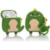 LEWOTE - Custodia Protettiva in Silicone per Airpods Apple 1 e 2 [Serie di Animali] (Dinosaure Mignon)