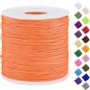 Uiopa Filo Nylon per Braccialetti 0,7mm x 120m Filo Braccialetti Fai da Te Cordone Perline per Collana, Bracciale, Creazione di Gioielli, Macramè, Artigianato