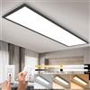 Thanger Plafoniera LED dimmerabile 100x25 cm, Lampada da Soffitto con Funzione di Memoria Telecomando 28W, Lampada da Pannello ad Alta Luminosità 2700K-6500K Luce per Cucina Garage Ufficio Soggiorno