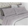 Riad Arredo Set Completo Letto 100% Cotone Morbido - Set Lenzuola con federe Mano Delicata Made in Italy (Bali Tortora, Singolo)