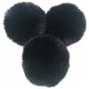 Duories 10 pezzi pompon 6cm pelliccia artificiale pelliccia di coniglio pompon di pelliccia, pelliccia artificiale pom pom palle di peluche pompon per fai da te artigianato cappelli ciondoli decorazione donna