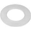 LT Easiyl 1 x Rondella di Riparazione Base Grande per Rubinetto da Cucina in Alluminio 70 x 40 x 3 Mm Accessori di Riparazione Rubinetto Rondella Piatto per Rubinetto Doccia Fissaggio Argento