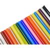Gxadwzy 80 penne adesive a caldo, 7 x 100 mm, colorate, per pistola per colla a caldo da 7 mm, 16 colori