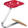 Zanotta - Sgabello - Rosso - Faggio - Designer Pier Giacomo Castiglioni