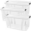 Siena Home Anzio - Scatola portaoggetti 32 l, 3 pezzi