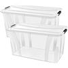 Siena Home Anzio - Scatola portaoggetti, 32 l, 2 pezzi
