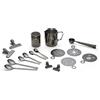 ECHTWERK Set di accessori per caffè, 23 pezzi, 350 ml, 4 espressi, 4 cappuccini, 4 caffè macchiati 4 pinze per caffè, 4 stampini per caffè, 4 cucchiaini per caffè, nero stile barista