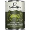 Canagan for Dogs Adult All Breeds Grain Free Bocconi 400 gr Casseruola di Pollo e cinghiale - confezione da 6 pezzi - Cibo umido per cani - 1° ORDINE? 20% di sconto SU BRAND ESCLUSIVI, codice BZR20