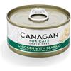 Canagan for Cats Kitten & Adult Grain Free Filetti 75 gr Pollo con spigola - confezione da 12 pezzi - Cibo umido per gatti - 1° ORDINE? 20% di sconto SU BRAND ESCLUSIVI, codice BZR20