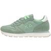SUN68 Z36201 Ally Solid Lila Sneakers da Donna in camoscio e Tessuto a Zeppa Media, Viola, 36 EU