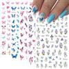 EIYVPRA 5 fogli 3D Nail Art Adesivi Farfalla, Adesivi Autoadesivi, Deco Unghie Design Manicure Accessori di Design