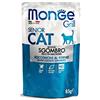 MONGE GATTO GRILL SENIOR BUSTINE 85 G RICCO IN SGOMBRO BOCCONCINI AL FORNO