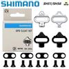 Shimano SPD SM SH51 SH56 Stollen MTB Pedale multi-rilascio per bici Stollen con cappotto Mutter Platten Float Berg Paar tacchetta