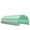 Outsunny Serra da Giardino a Tunnel 24m² 8L x 3L x 2H m - 16 Finestre, Porta Hot Tide, Acciaio Tubolare Zincato, Telo Verde ad Alta Densità