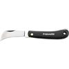 Fiskars K62, 1001623, Coltello da innesto a roncola, Tascabile, Lunghezza totale: 17 cm, Acciaio inossidabile, Nero