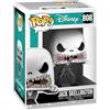 Funko Pop! Disney: The Nightmare Before Christmas-Jack Skellington - (Scary Face) - Figura in Vinile da Collezione - Idea Regalo - Merchandising Ufficiale - Giocattoli per Bambini e Adulti