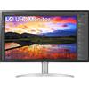 LG 32UN650K-W Monitor PC 81,3 cm (32") 3840 x 2160 Pixel 4K Ultra HD LED Bianco [32UN650K-W.AEU]