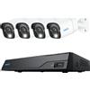 Reolink NVS8-8MB4 kit di videosorveglianza Cablato 8 canali [PS4KB01-8]